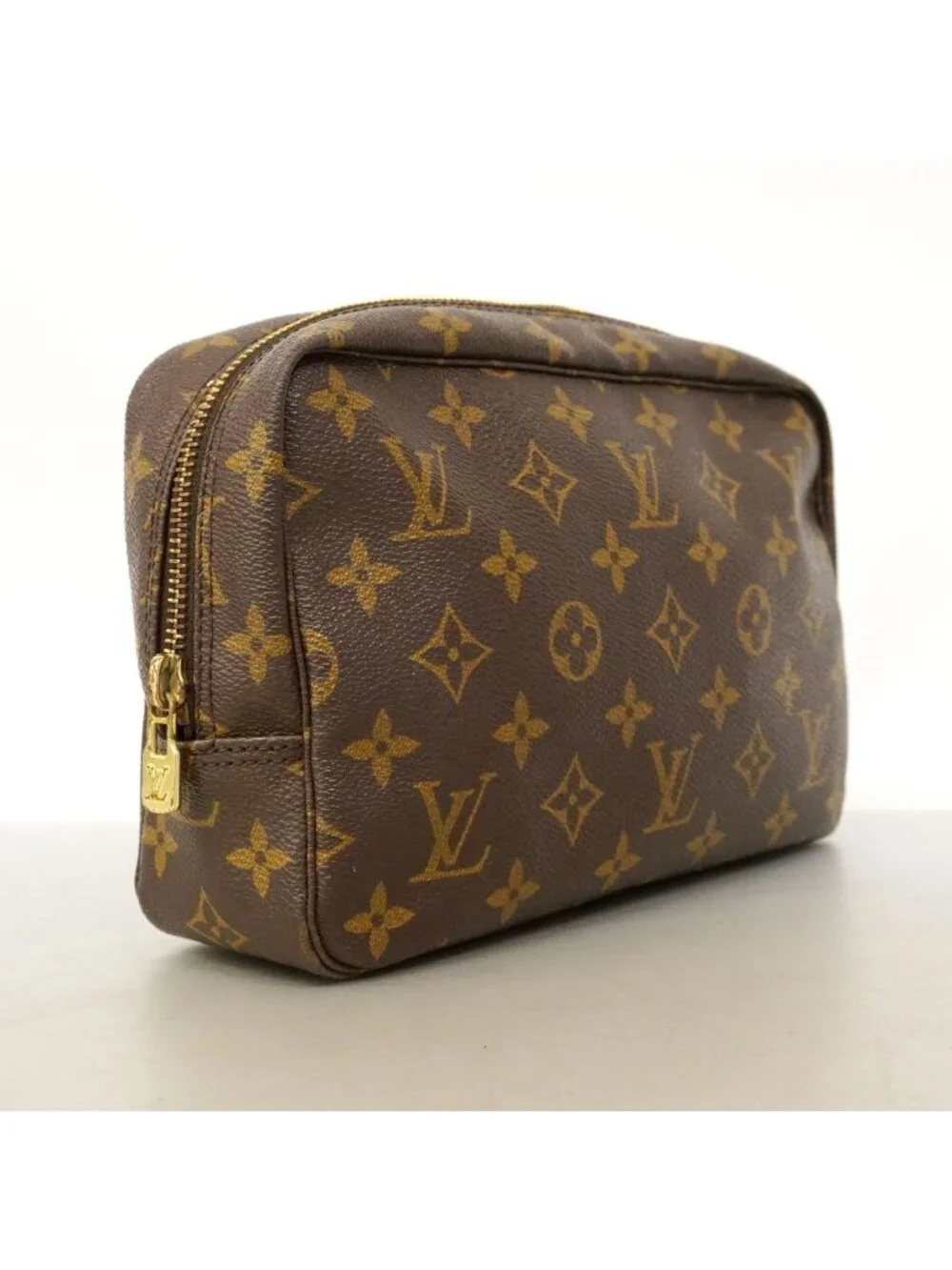Louis Vuitton Pouch Monogram Trousse Toilet 23 Brown